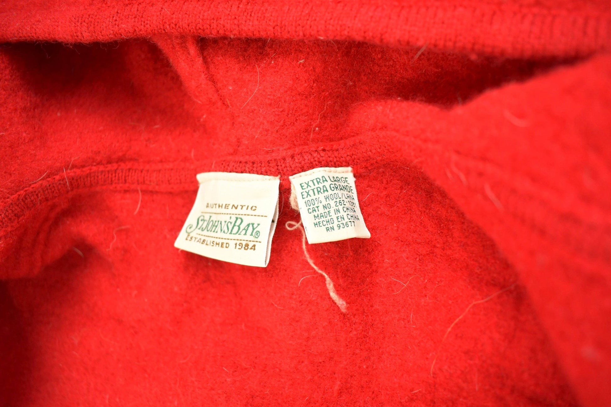 Other Clothing > Women's Clothing > Jackets & Coats Vintage 1990s St Johns Bay Heavy Wool Jacket Men's Large