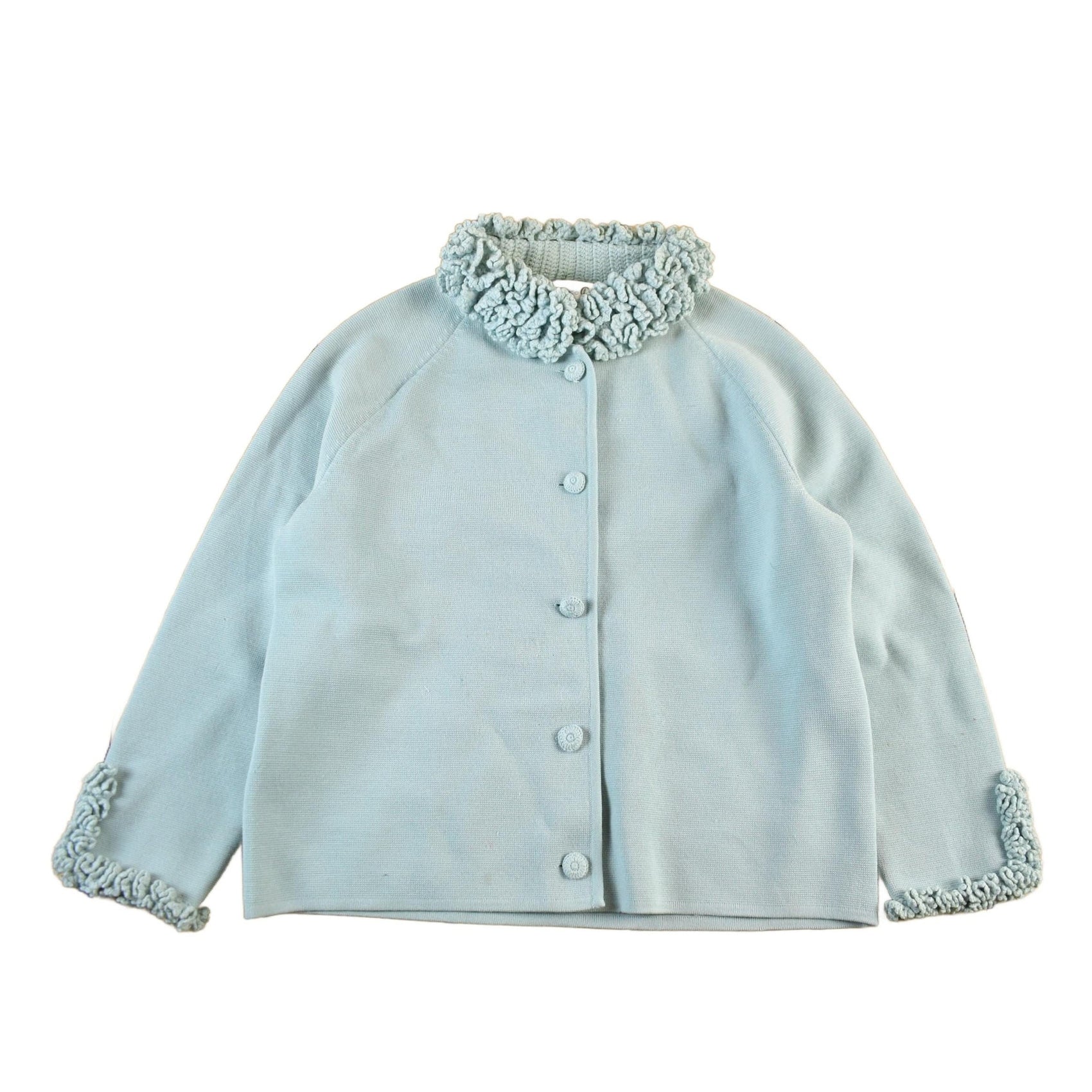 Other Clothing > Women's Clothing > Sweaters > Cardigans Vintage 1980s Marco Polo Wool Knit Cardigan Sweater Women's Medium