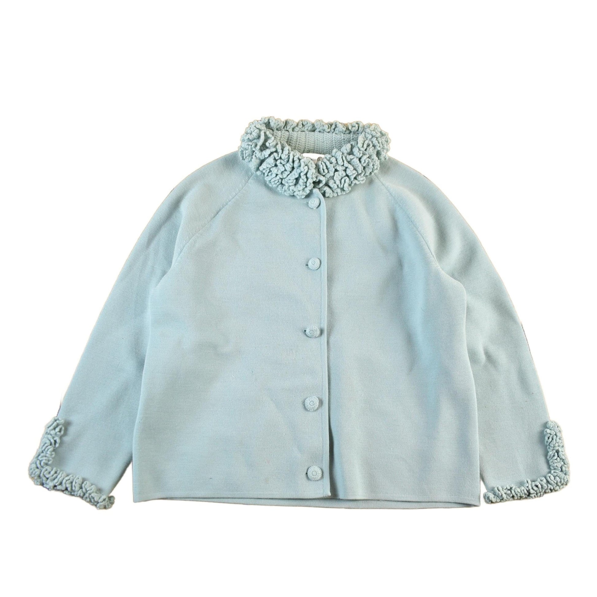 Other Clothing > Women's Clothing > Sweaters > Cardigans Vintage 1980s Marco Polo Wool Knit Cardigan Sweater Women's Medium