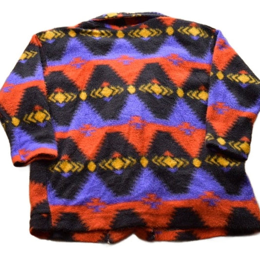 Other Clothing > Women's Clothing > Sweaters > Cardigans Vintage 1980s Southwestern Styel Loom Wear Acrylic Cardigan Sweater Men's Large