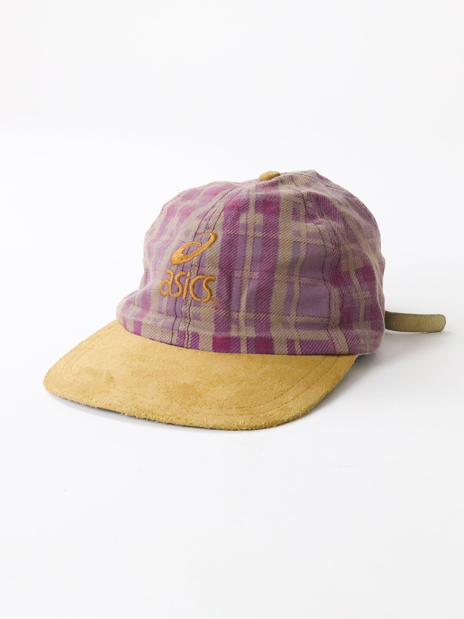 Other Hats & Beanies Vintage Asics Hat Cap Adult Purple Strap Back