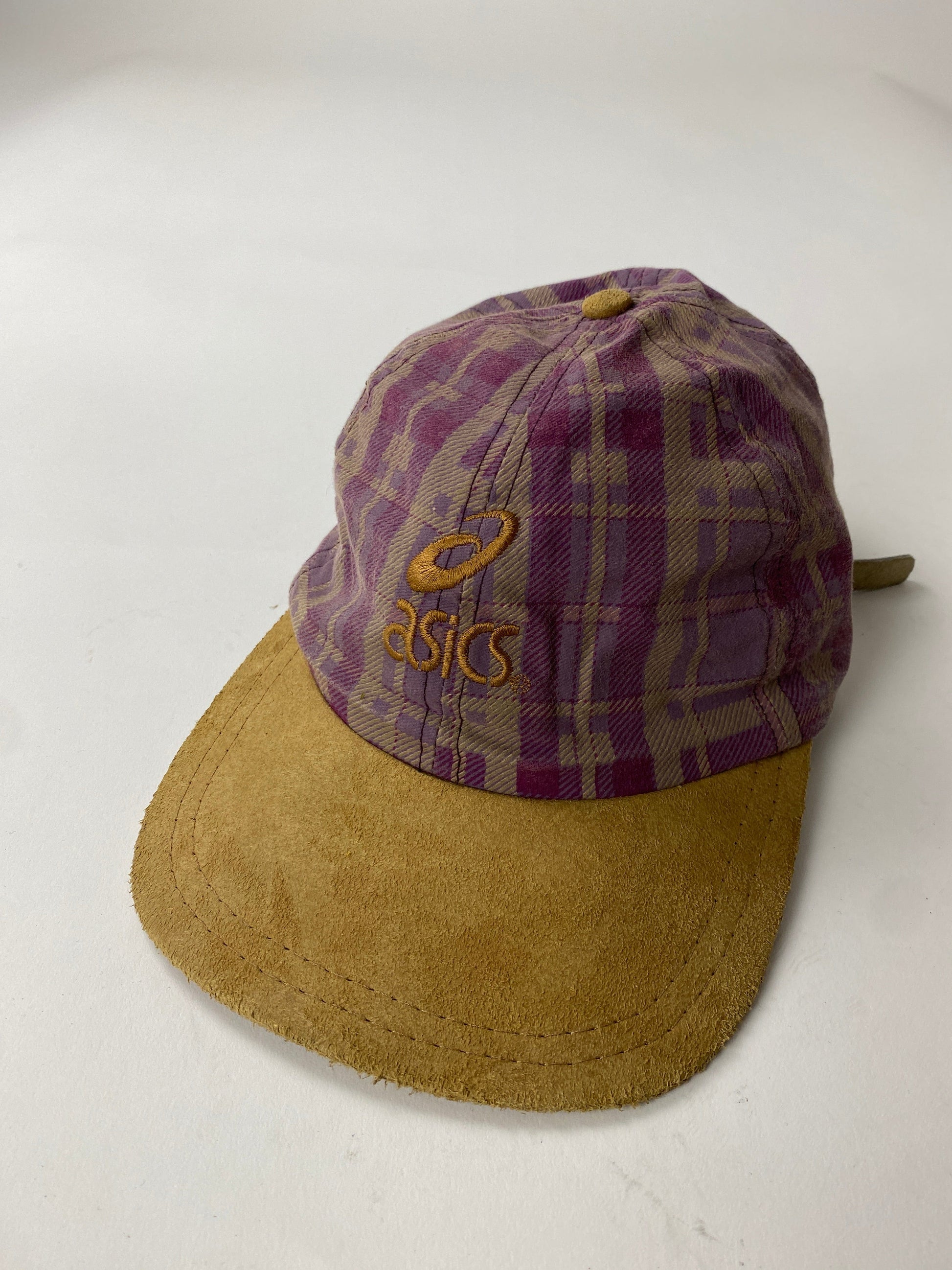 Other Hats & Beanies Vintage Asics Hat Cap Adult Purple Strap Back