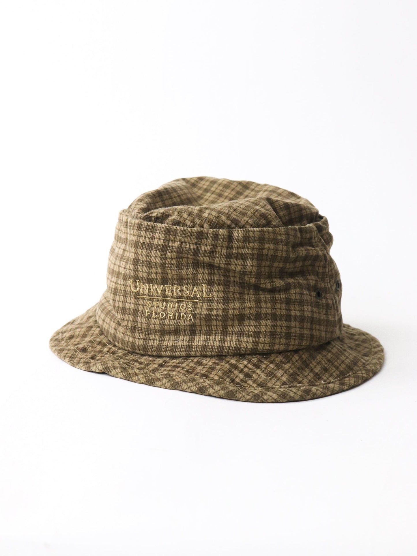 Other Hats & Beanies Vintage Universal Bucket Hat Adult L/XL Plaid Brown