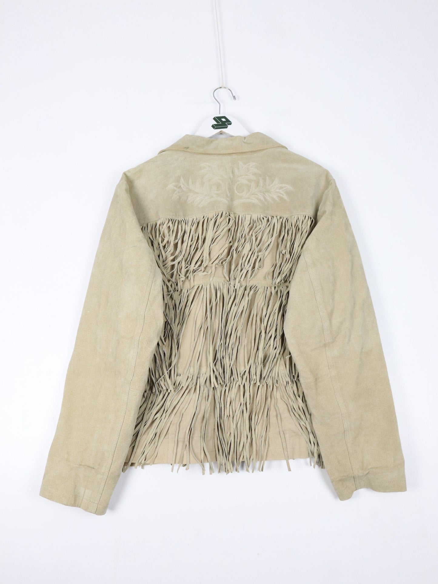 Other Jackets & Coats Avanti Jacket Womens 3X Beige Tassel Fringe Leather Cowgirl Western