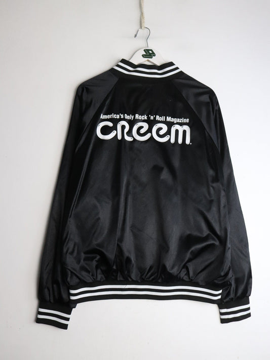 Other Jackets & Coats Creem Magazine Jacket Mens XL Black Satin