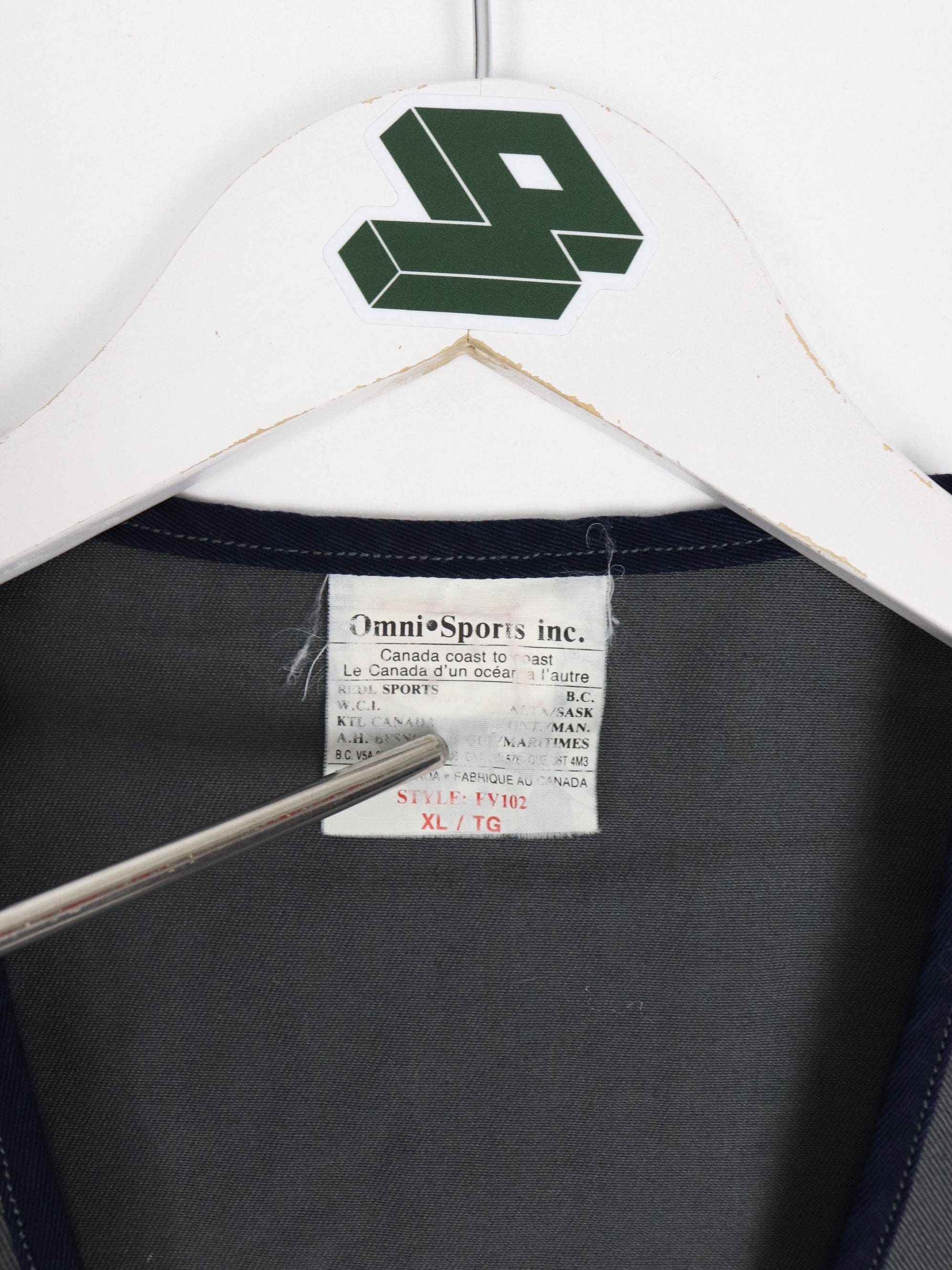 Omni Sports Vest Mens XL Grey Fishing Outdoors Jacket