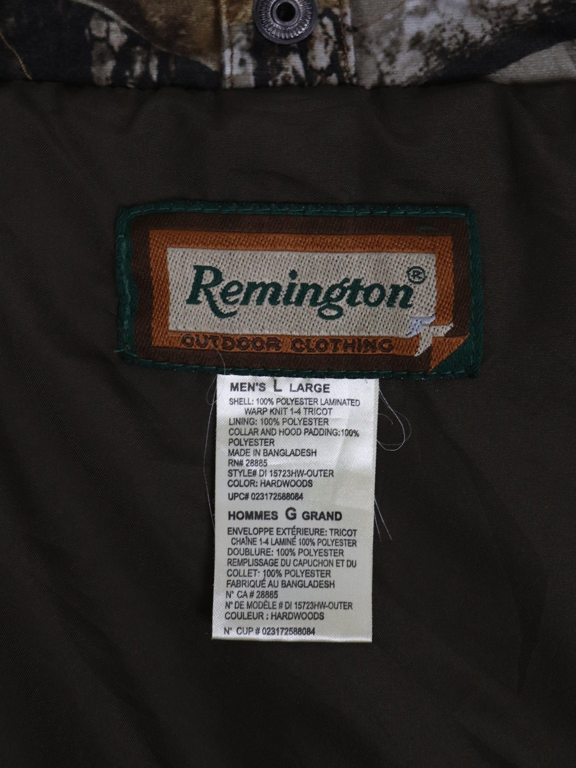 Other Jackets & Coats Remington Jacket Mens Large Brown Tree Camo Hunting Outdoors Coat