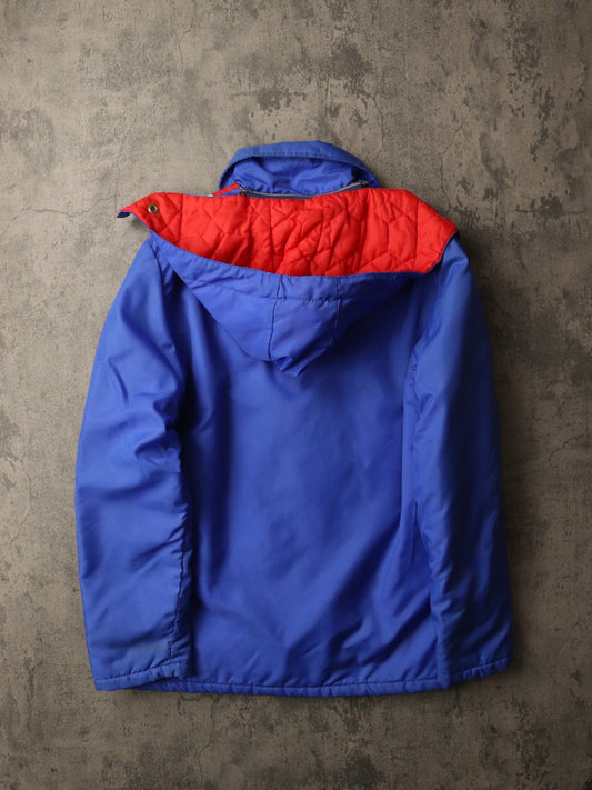 Other Jackets & Coats Vintage Avon Sportswear Jacket Mens Small Blue Satin Full Zip Coat 70s 80s