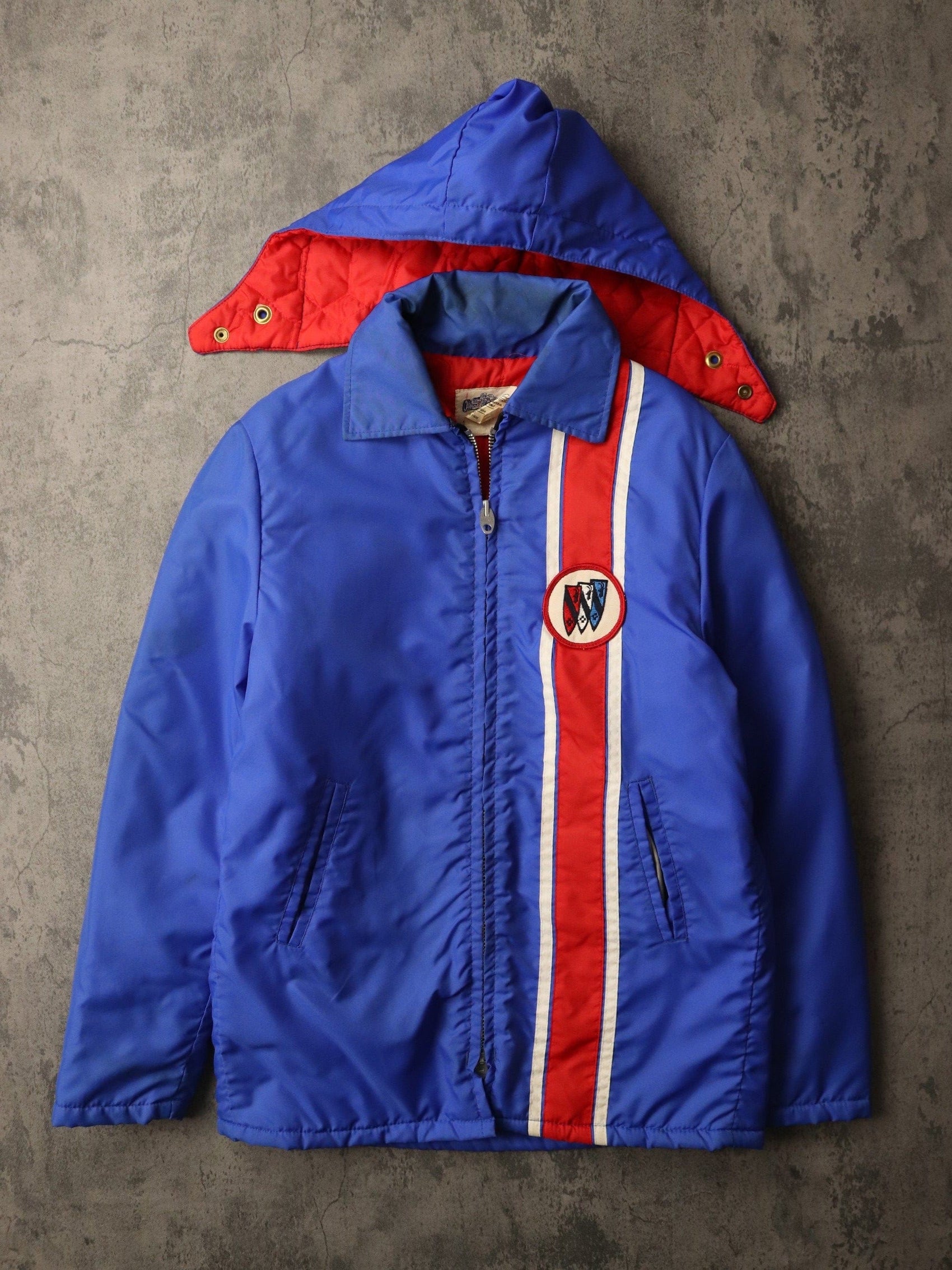 Other Jackets & Coats Vintage Avon Sportswear Jacket Mens Small Blue Satin Full Zip Coat 70s 80s