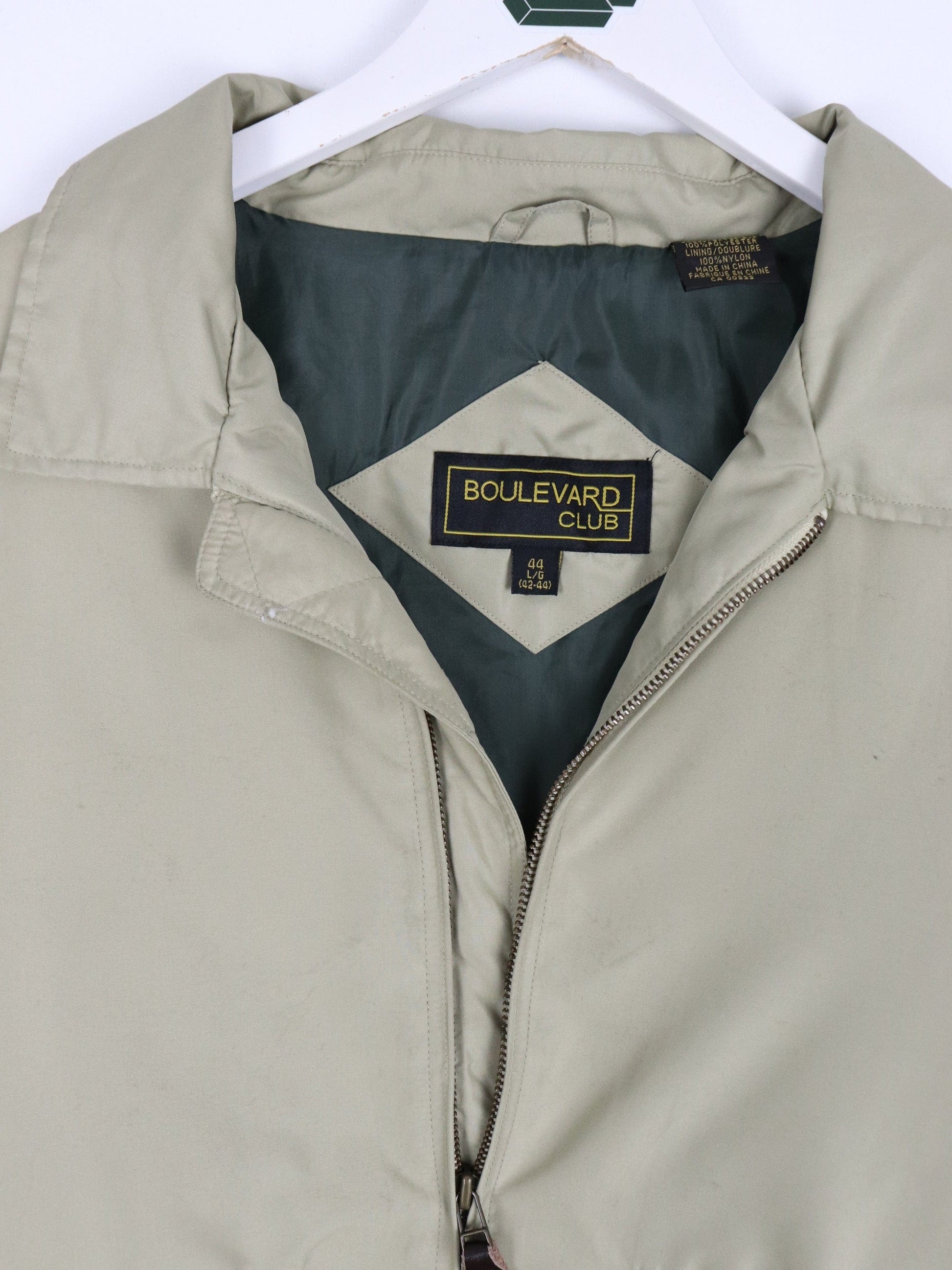 Other Jackets & Coats Vintage Boulevard Club Jacket Mens Large Beige Flight Harrington