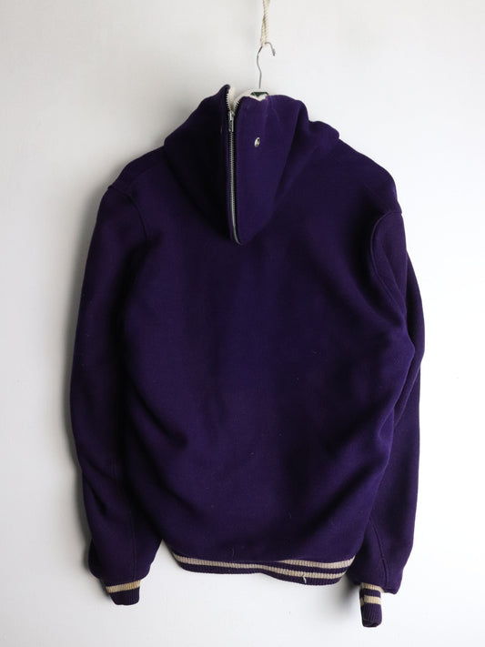 Other Jackets & Coats Vintage DeLong Varsity Jacket Mens 42 Medium Purple Wool Blend
