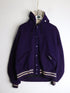 Other Jackets & Coats Vintage DeLong Varsity Jacket Mens 42 Medium Purple Wool Blend