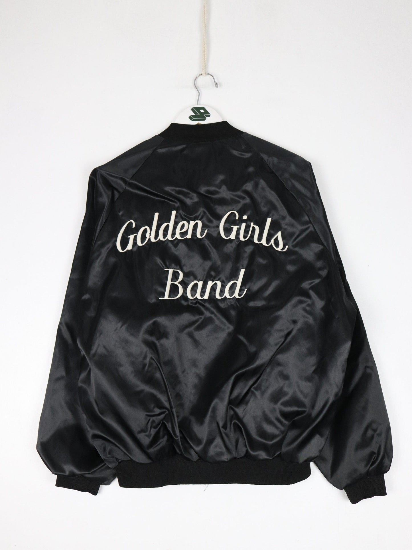 Other Jackets & Coats Vintage Golden Girls Band Jacket Mens Large Black Satin Bomber