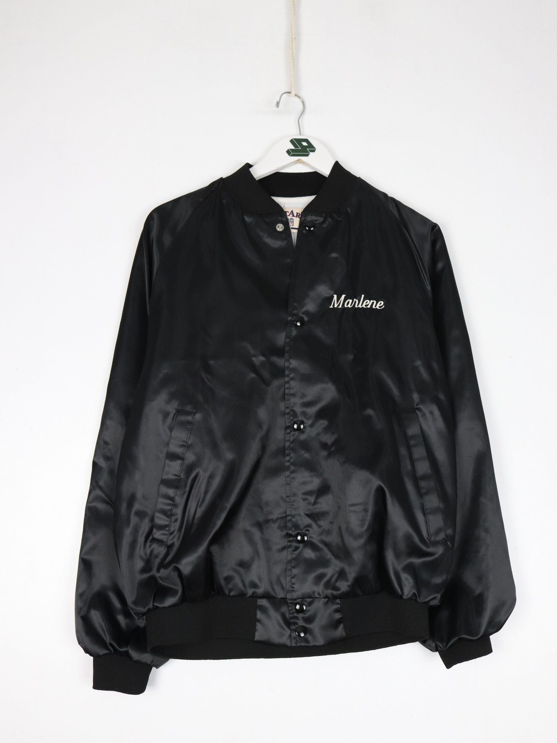 Other Jackets & Coats Vintage Golden Girls Band Jacket Mens Large Black Satin Bomber