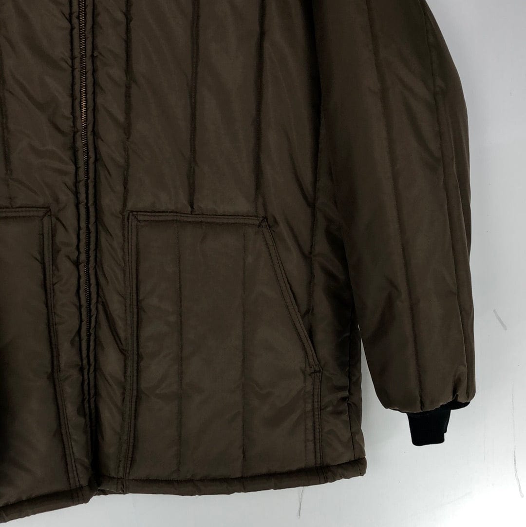 Vintage Hunting Jacket Mens XL Brown Quilt Outdoors – Proper Vintage