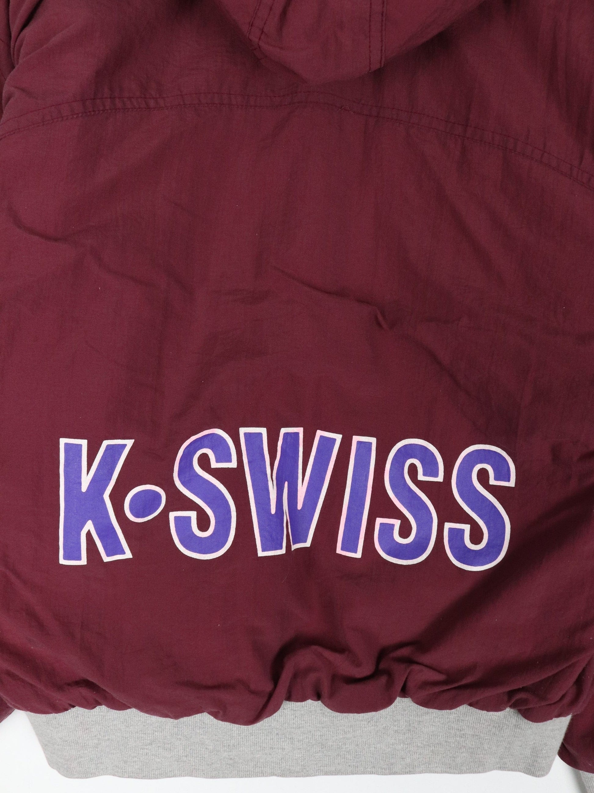 Other Jackets & Coats Vintage K-Swiss Jacket Mens XS Red Grey Reversible Coat