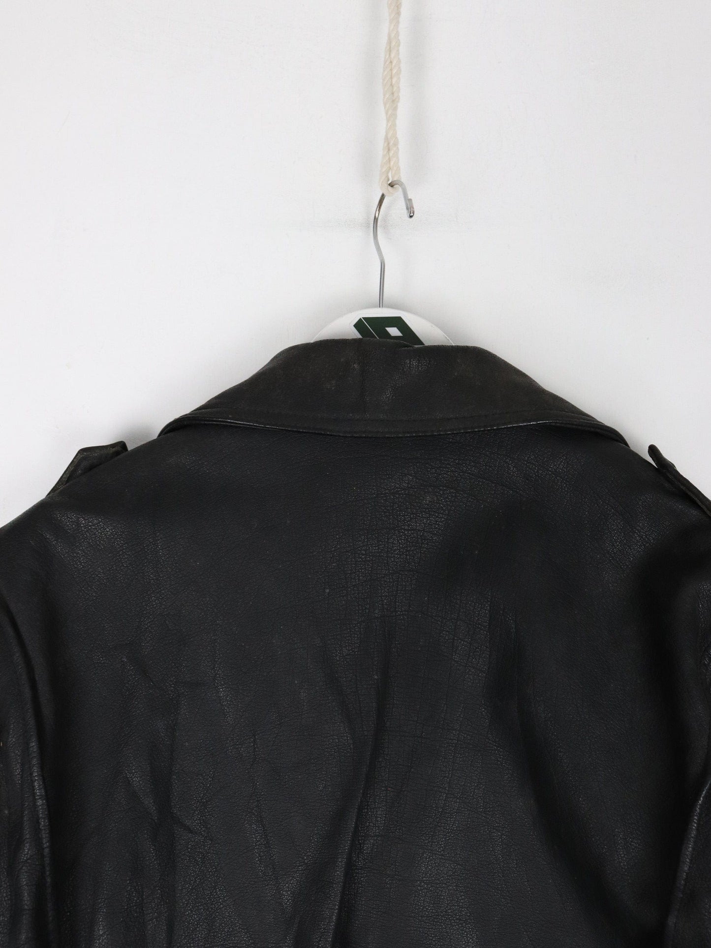 Other Jackets & Coats Vintage Leather Jacket Mens 42 Medium Black Biker Moto