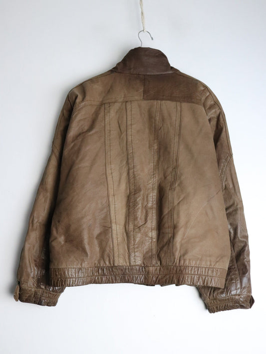 Other Jackets & Coats Vintage Midway Jacket Mens 46 XL Brown Leather