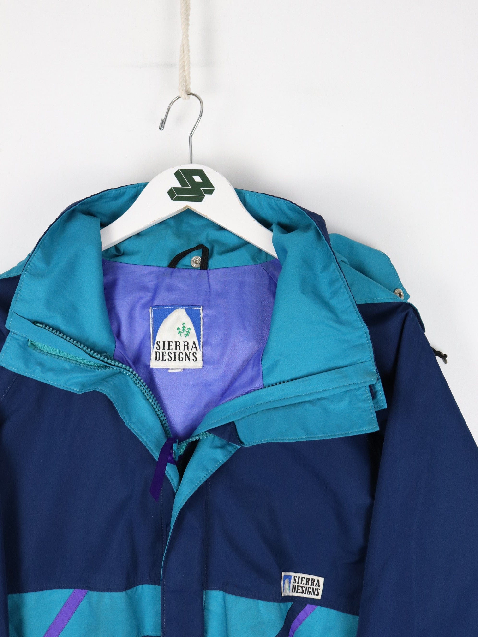 Vintage Sierra Designs Jacket Mens Small Blue Gore Tex Outdoors 