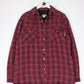 Other Jackets & Coats Work King Jacket Mens Medium Red Flannel Pearl Snap Outdoors