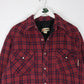 Other Jackets & Coats Work King Jacket Mens Medium Red Flannel Pearl Snap Outdoors