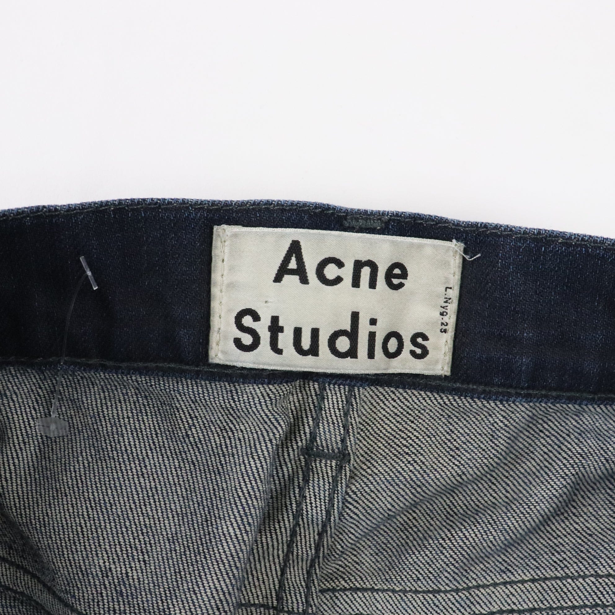 Acne Studios Pants Mens 34 x 32 Blue Ace Commander Skinny Denim