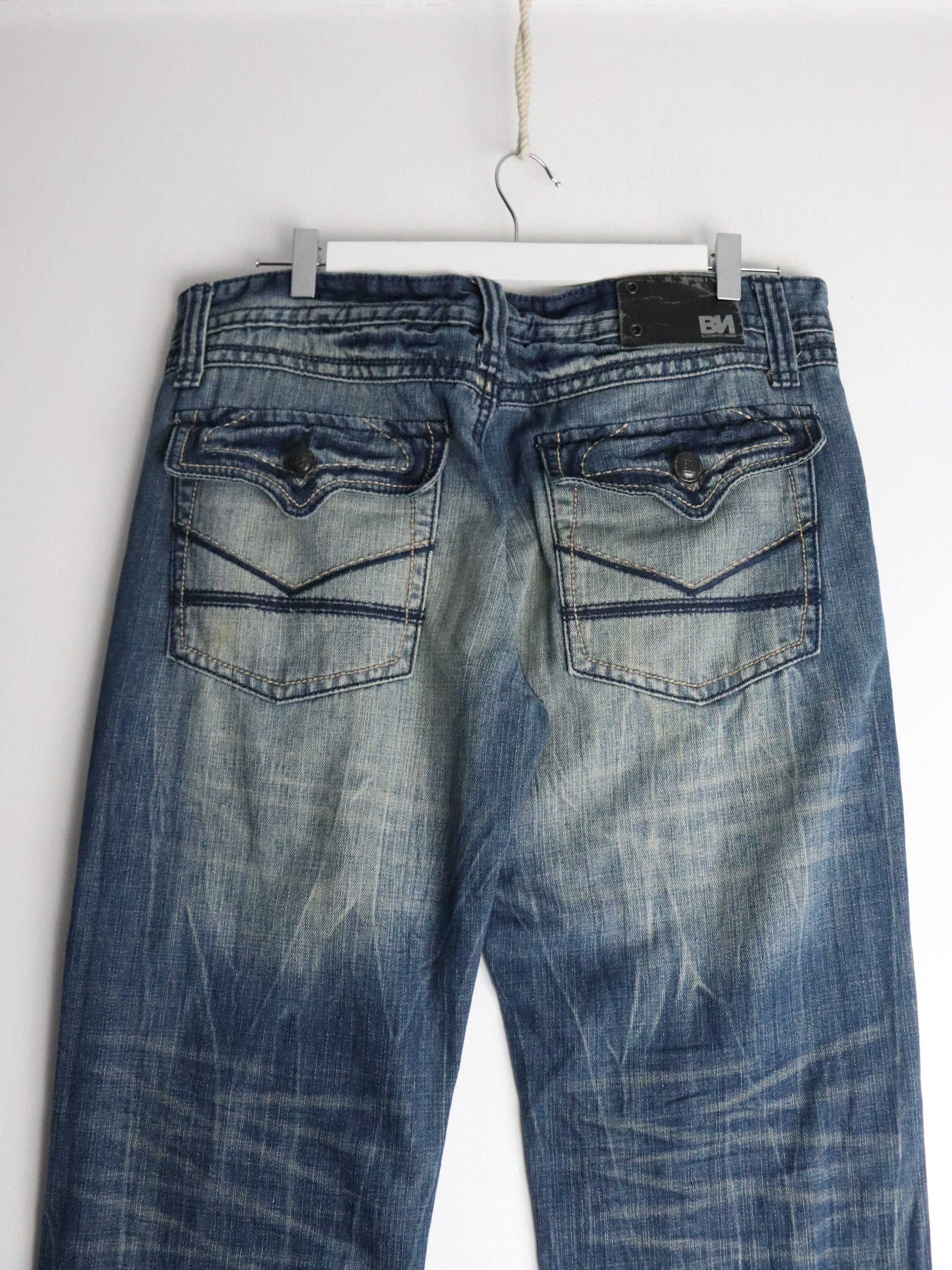 Other Jeans Bluenotes Pants Mens 36 x 34 Blue Denim Jeans Slim Straight