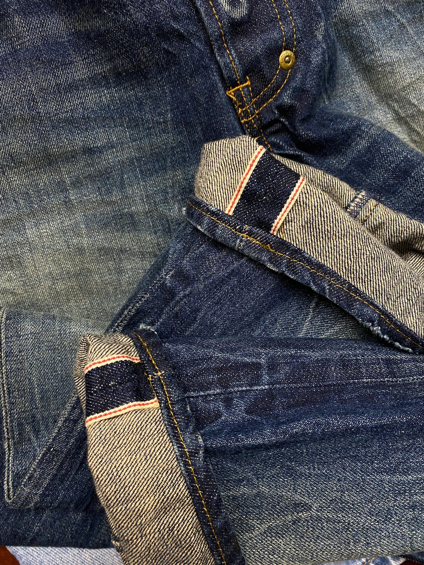 Other Jeans PRPS Pants Mens 33 x 28 Blue Denim Jeans Raw Selvedge