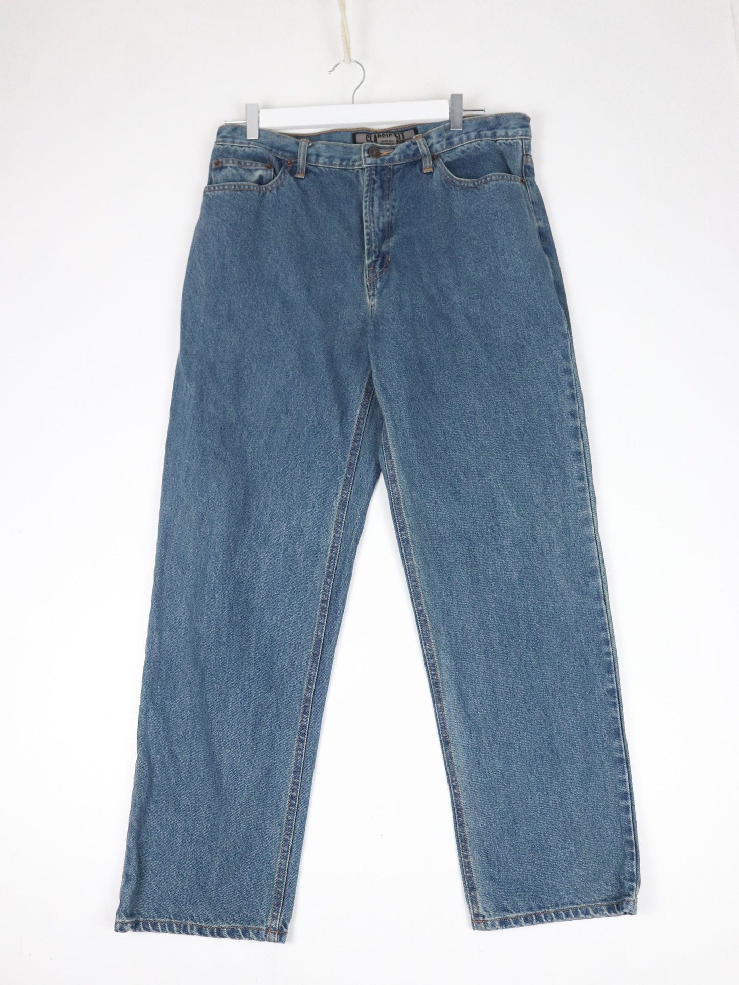 Other Jeans Steve & Barry's Pants Fits Mens 34 x 29 Blue Denim Jeans Classic Fit