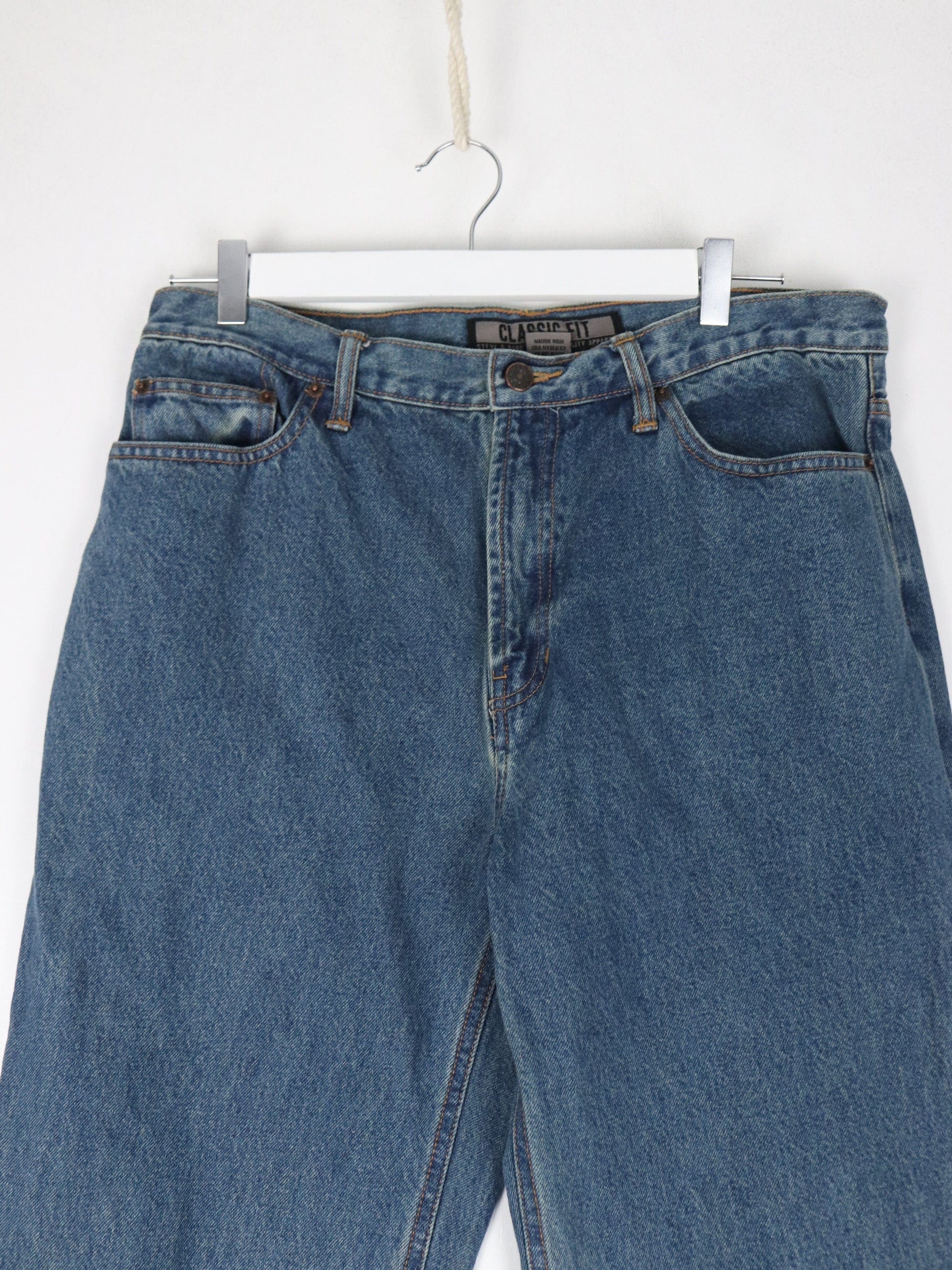 Other Jeans Steve & Barry's Pants Fits Mens 34 x 29 Blue Denim Jeans Classic Fit