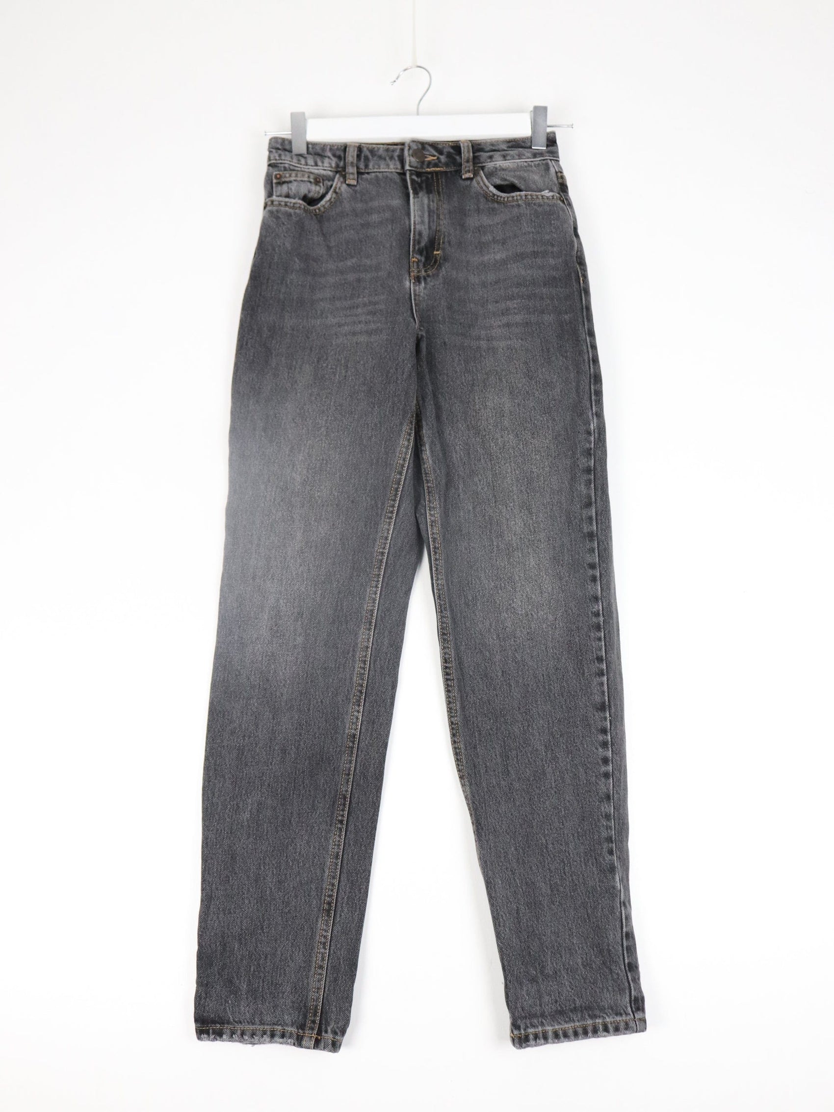 Other Jeans Topshop Pants Womens 25 x 30 Black Denim Jeans Mom High Waisted