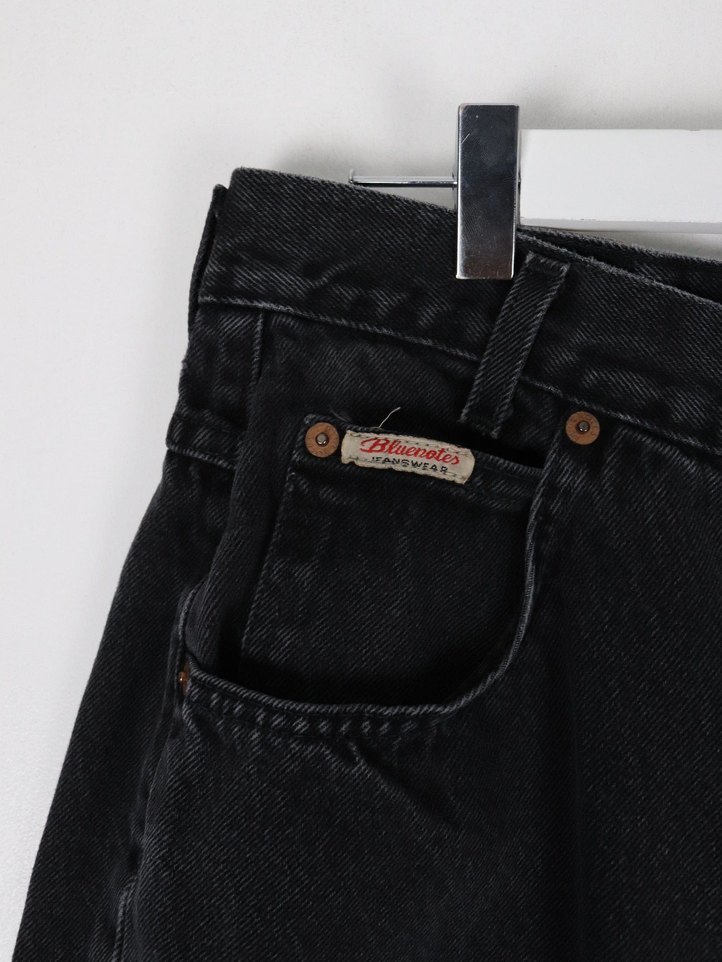 Other Jeans Vintage Bluenotes Pants Womens 31 x 29 Black Denim Jeans High Waisted