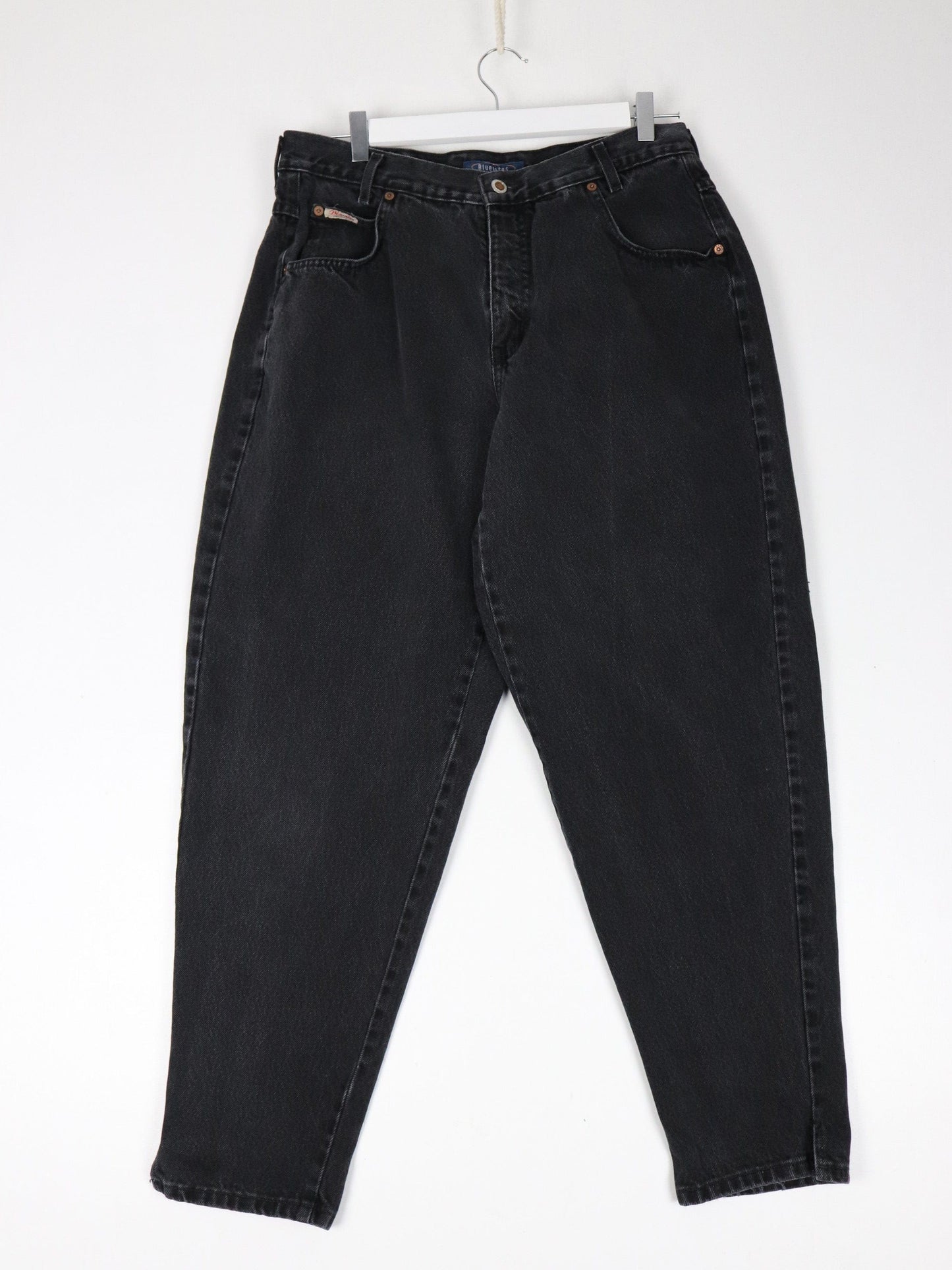 Other Jeans Vintage Bluenotes Pants Womens 31 x 29 Black Denim Jeans High Waisted