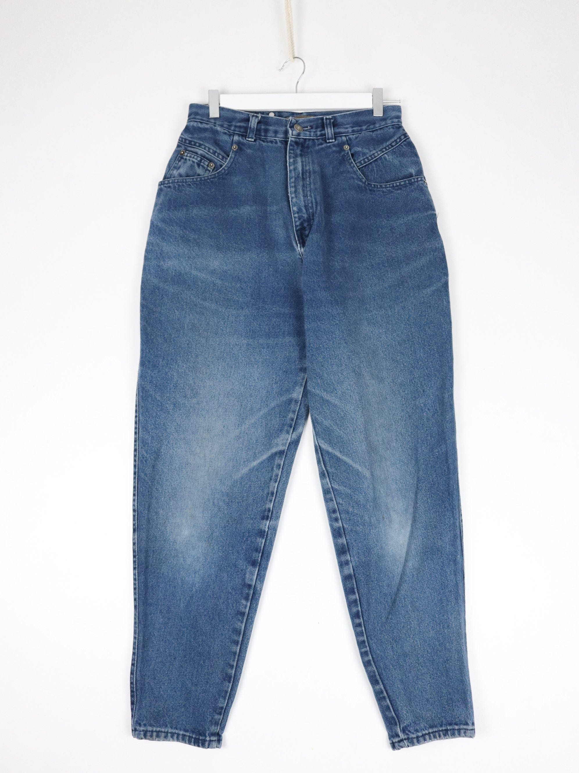 Vintage Forelli Pants Womens 12 Blue High Waisted Denim Jeans
