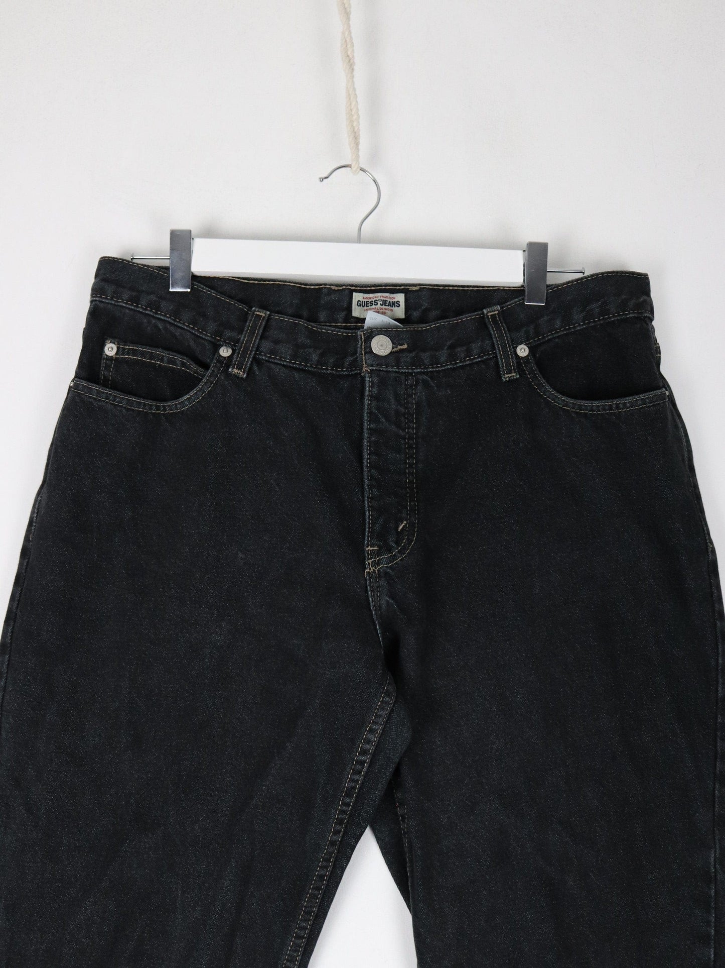 Other Jeans Vintage Guess Pants Mens 36 x 31 Black Denim Jeans