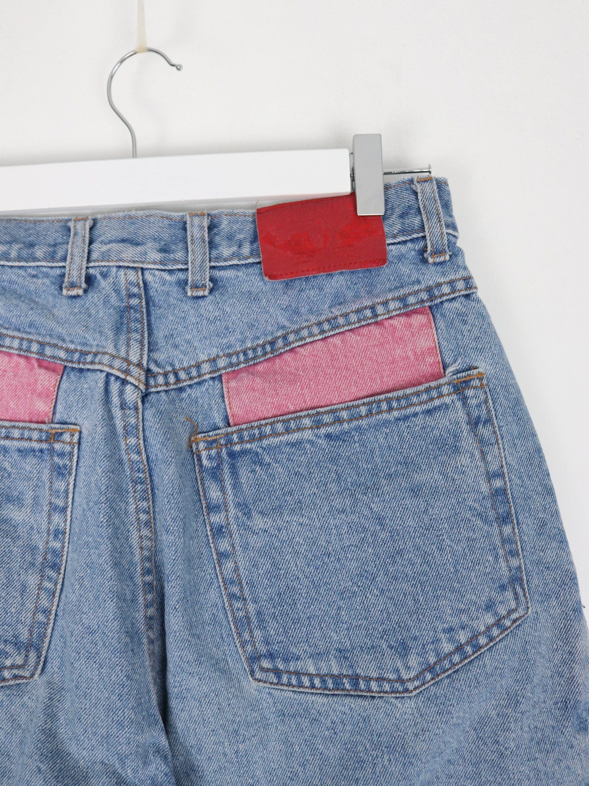VIntage Hollywood Pants Womens 12 Blue Denim Jeans High Waisted – Proper  Vintage