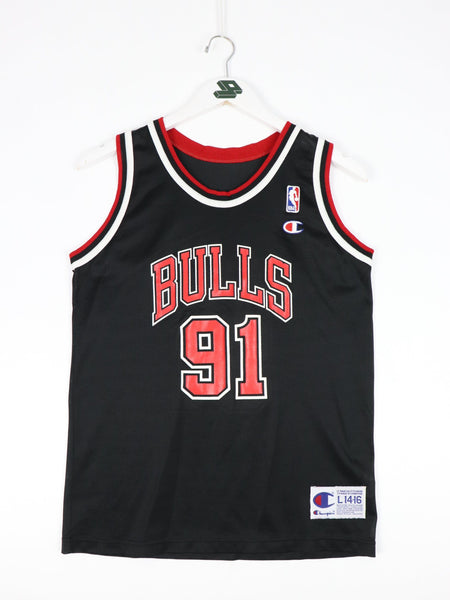 Vintage Dennis Rodman Chicago Bulls Basketball Jersey Youth XL Champio –  Proper Vintage