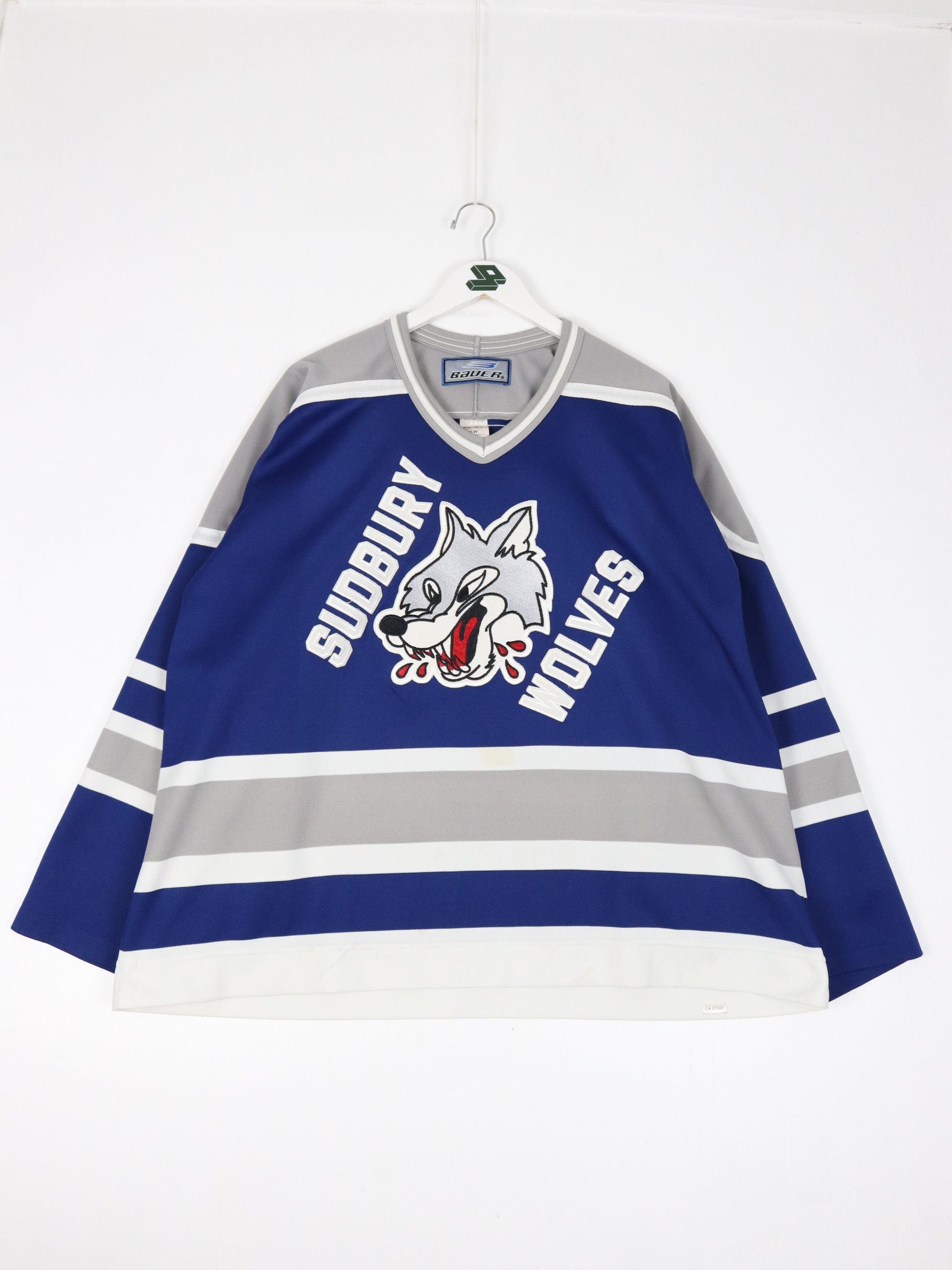 OHL RBK white practice jersey