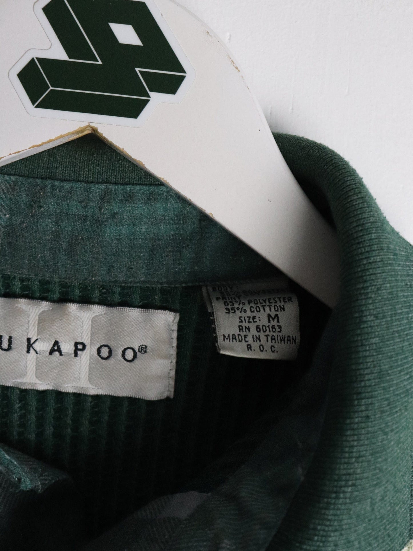 Other Knitwear Hukapoo Shirt Mens Medium Green Knit Rugby