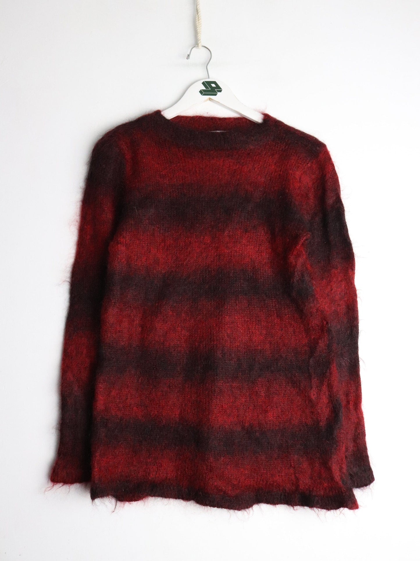 Other Knitwear Jones New York Sweater Womens Medium Red Mohair Knit Slim