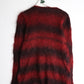 Other Knitwear Jones New York Sweater Womens Medium Red Mohair Knit Slim