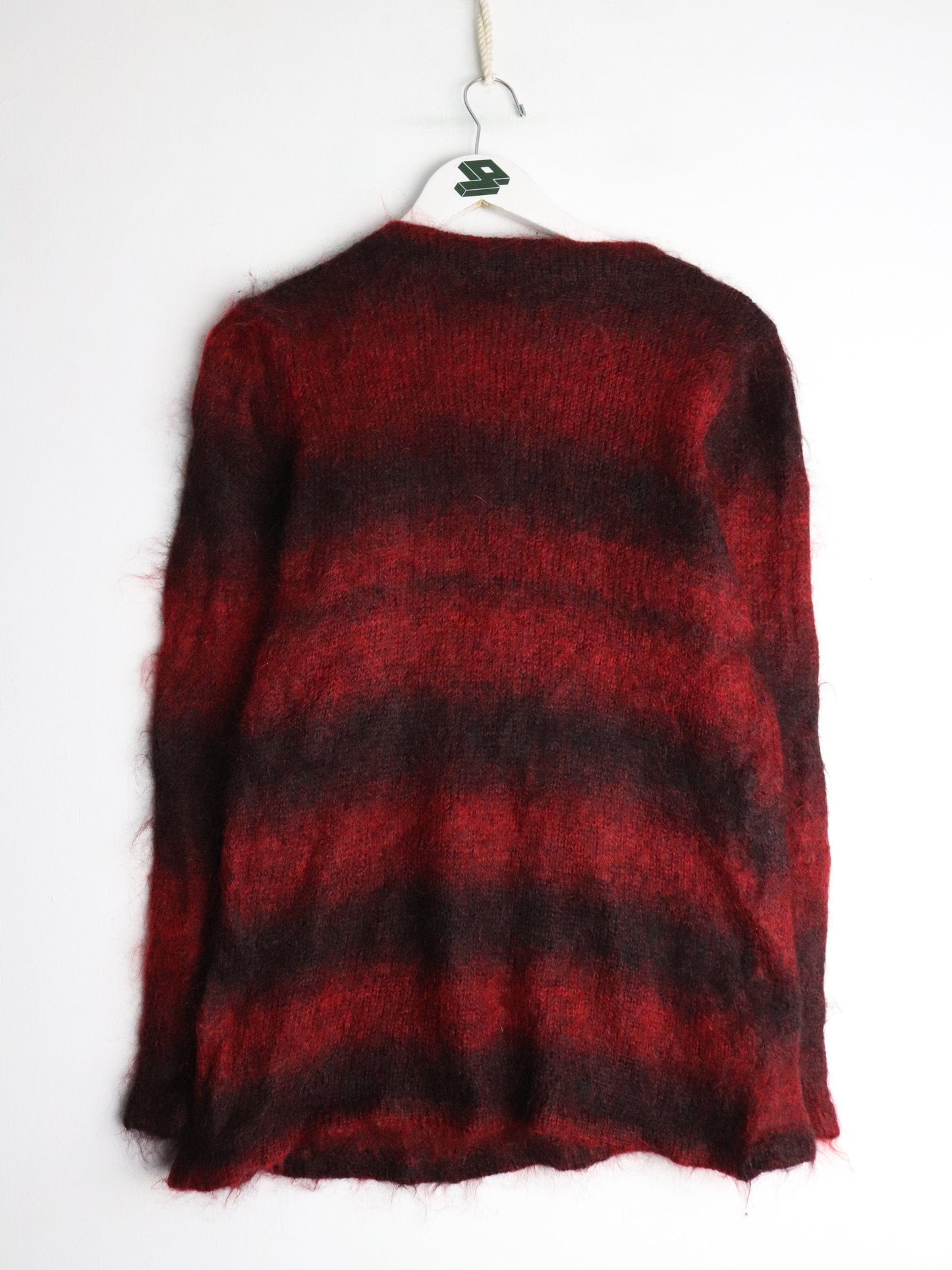 Other Knitwear Jones New York Sweater Womens Medium Red Mohair Knit Slim