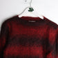 Other Knitwear Jones New York Sweater Womens Medium Red Mohair Knit Slim