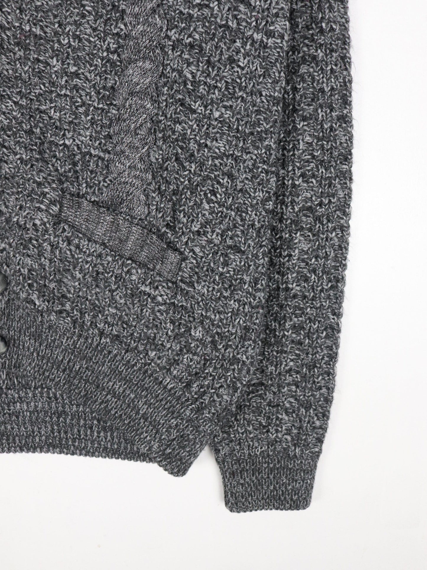 Other Knitwear Knit Sweater Mens Small Grey Cardigan