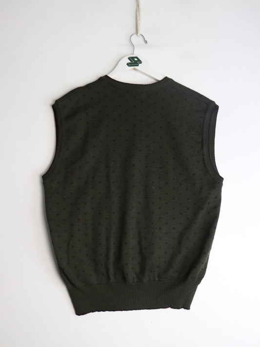 Other Knitwear Mark Shale Wool Knit Sweater Mens Small Green Vest