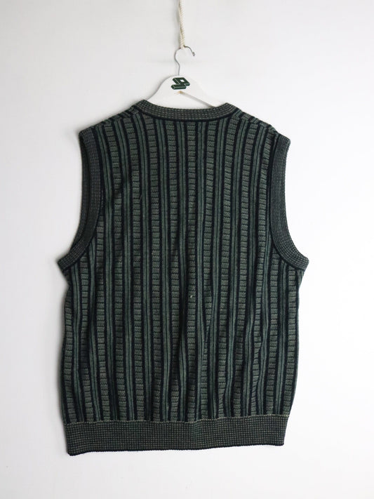 Other Knitwear Van Heusen Sweater Mens XL Grey Knit Vest