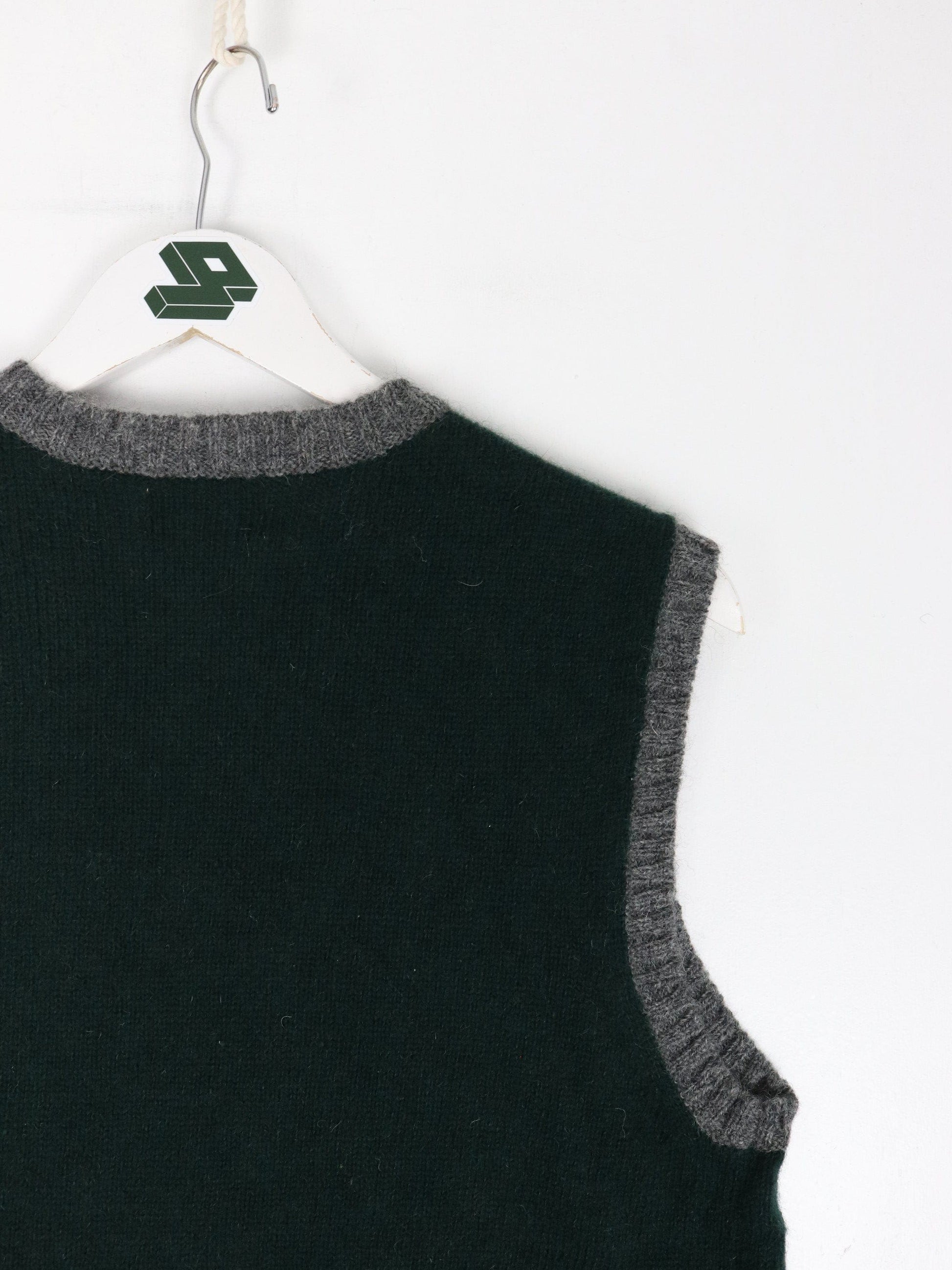 Other Knitwear Vintage Aeropostale Vest Mens Small Green Wool Knit Sweater