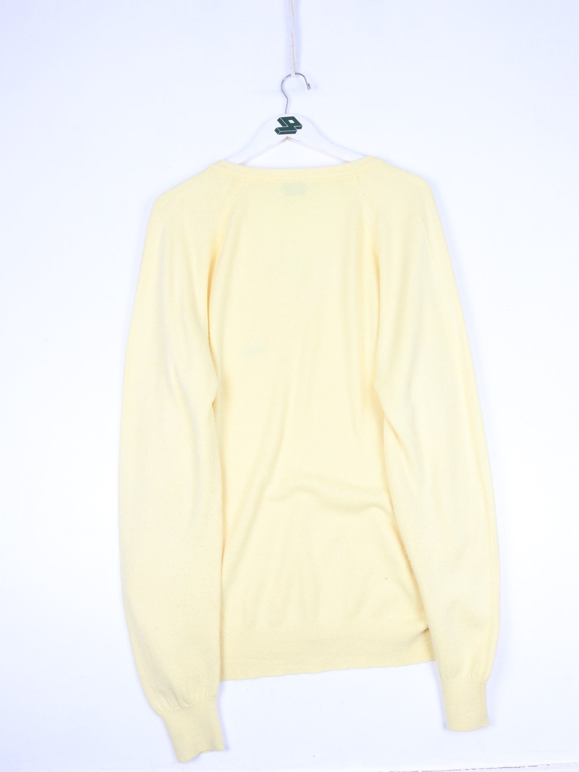 Other Knitwear Vintage Knit Sweater Mens XL Yellow V Neck Pullover