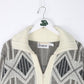 Other Knitwear Vintage London Fog Sweater Mens Large White Knit Full Zip Casual