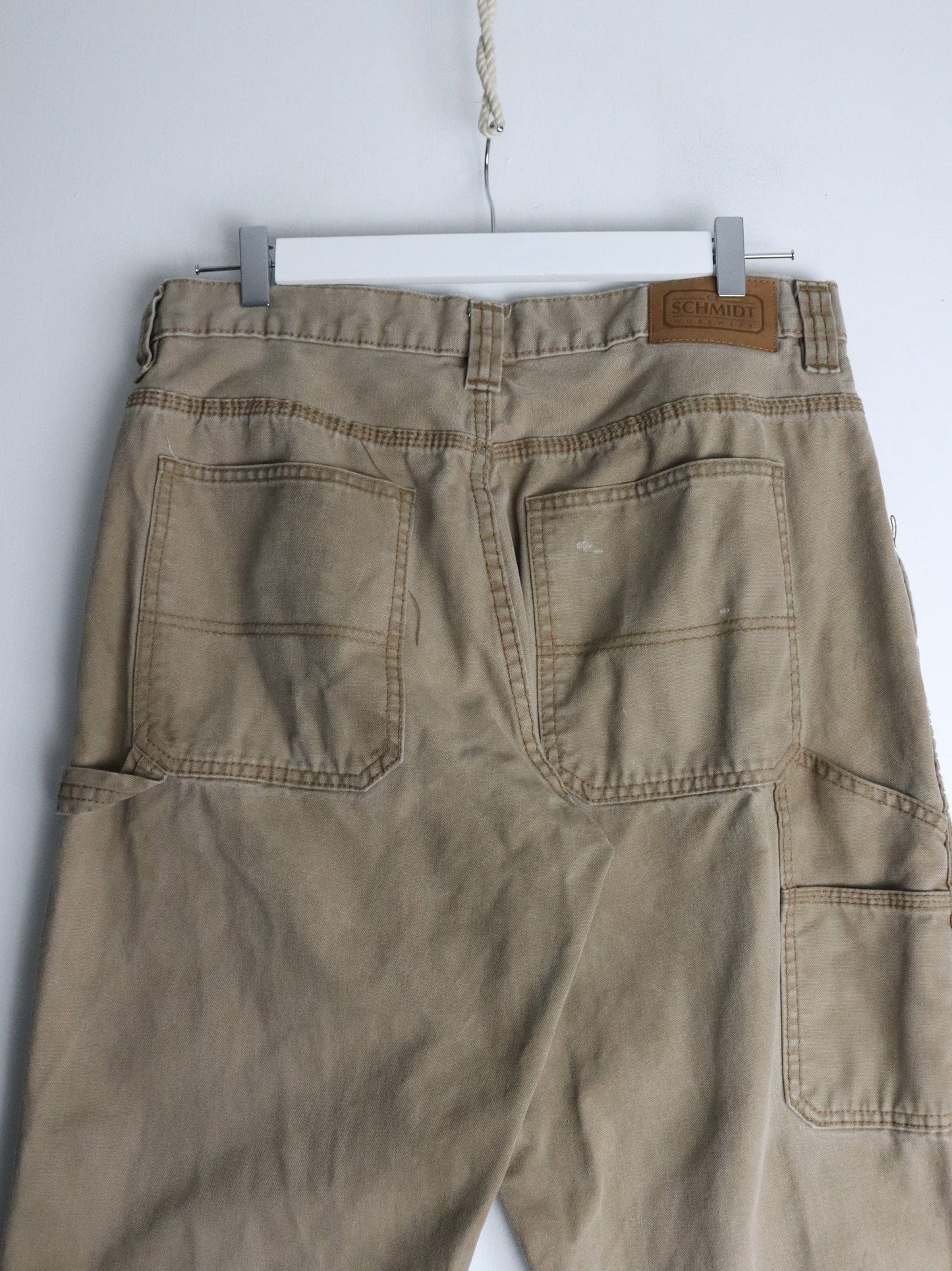 Other Pants C.E. Schmidt Pants Fits Mens 33 x 29 Beige Work Wear Carpenters